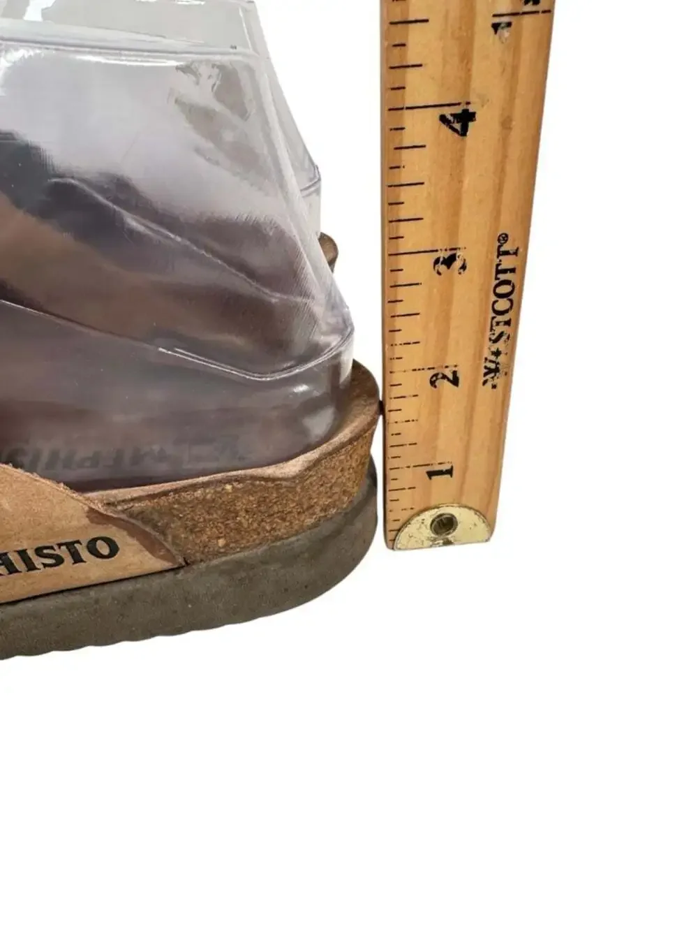Mephisto Helen Sandals Beige Suede Cork Comfort Walking Travel Euro 36